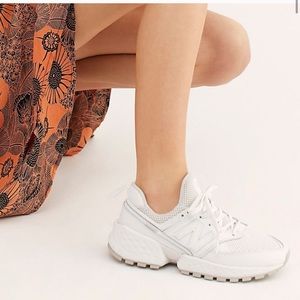 New Balance 574 Sport White Trainer